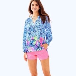 NWT Lilly Pulitzer Let’s Mango Elsa top